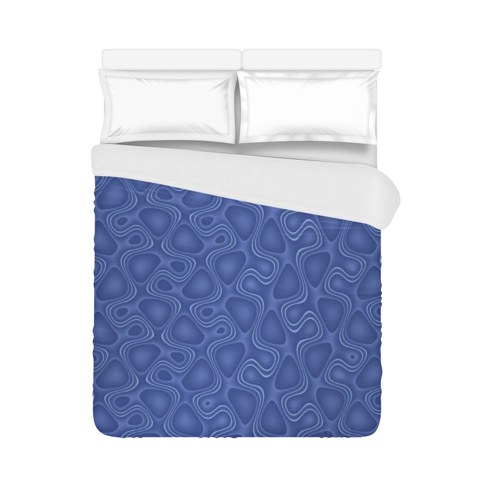 Blue Wiggle Duvet Cover 86"x70" ( All-over-print)