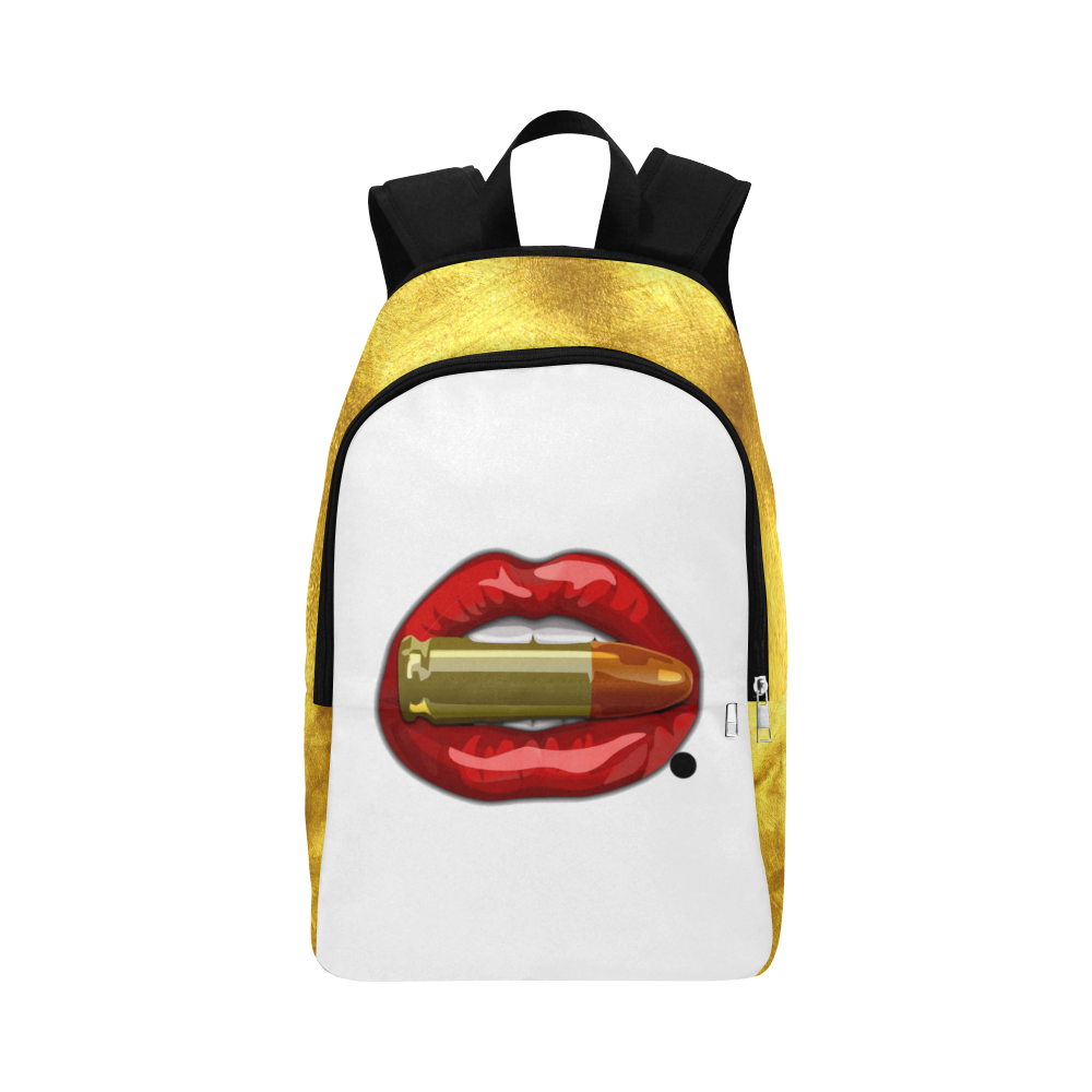 BULLET LIPS G&W Fabric Backpack for Adult (Model 1659)