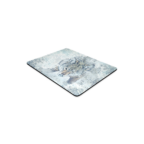 Snow Wolf Rectangle Mousepad