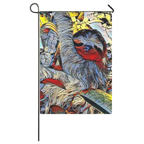 Color Kick - Sloth by JamColors Garden Flag 28''x40'' （Without Flagpole）