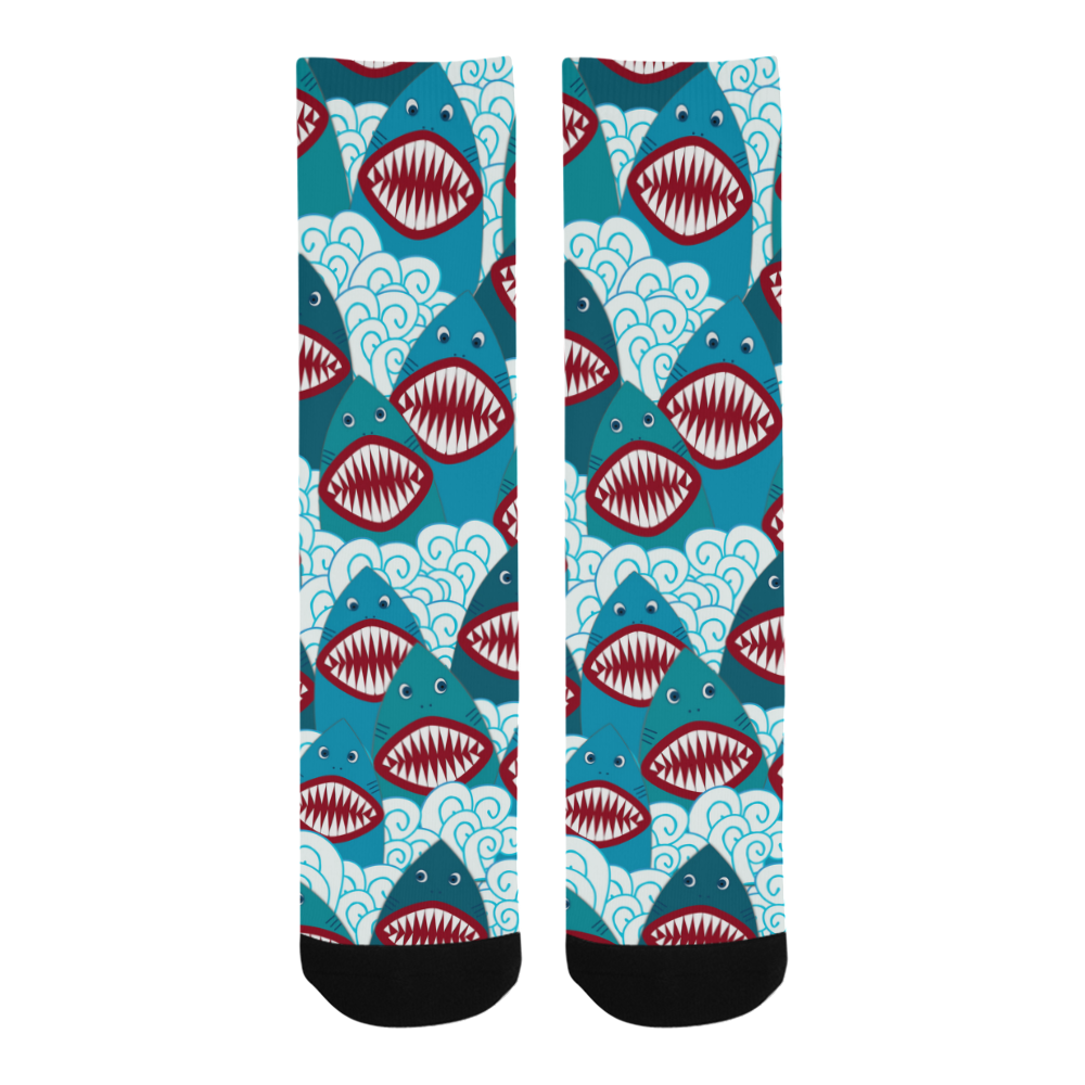 Angry Sharks Trouser Socks