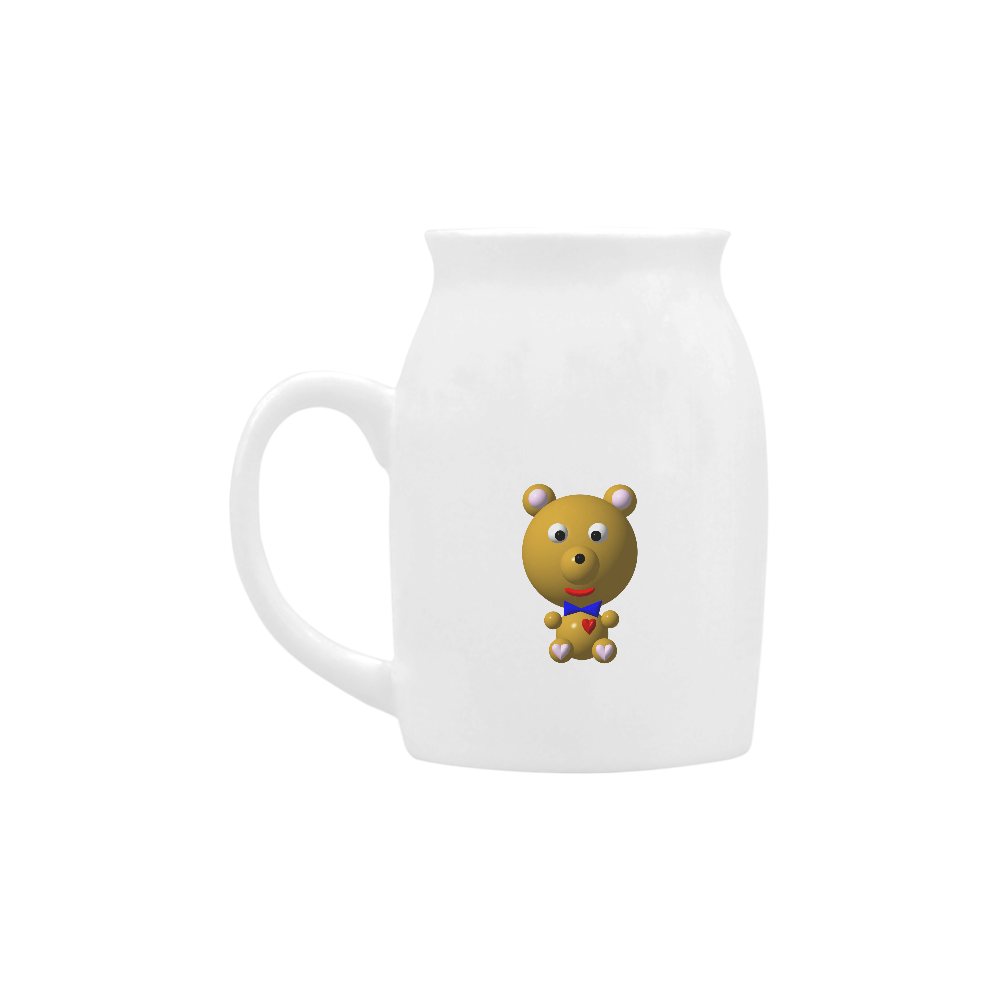 Cute Critters with Heart Bear with Bowtie Milk Cup (Small) 300ml