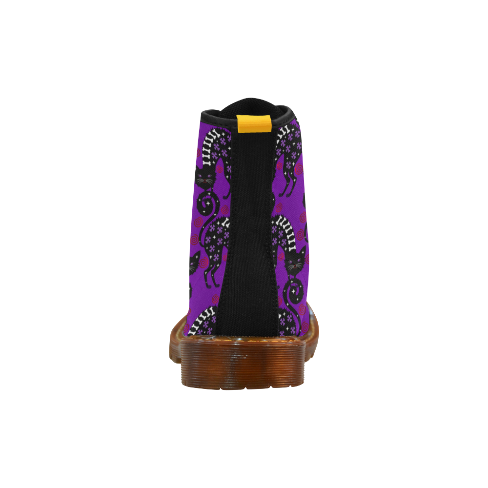 Pussy Halloween in purple Martin Boots For Women Model 1203H