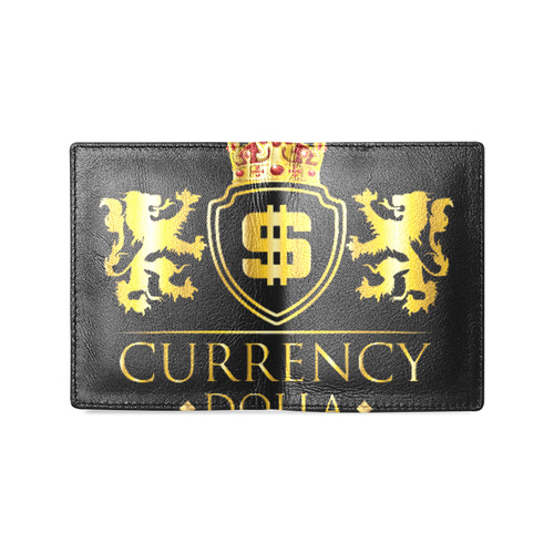 CURRENCY_DOLLA Men's Leather Wallet (Model 1612)