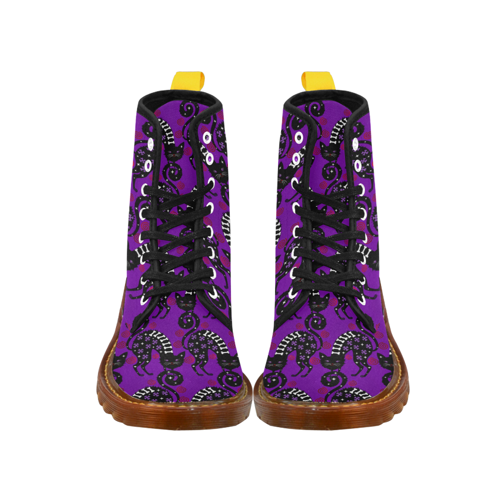 Pussy Halloween in purple Martin Boots For Women Model 1203H