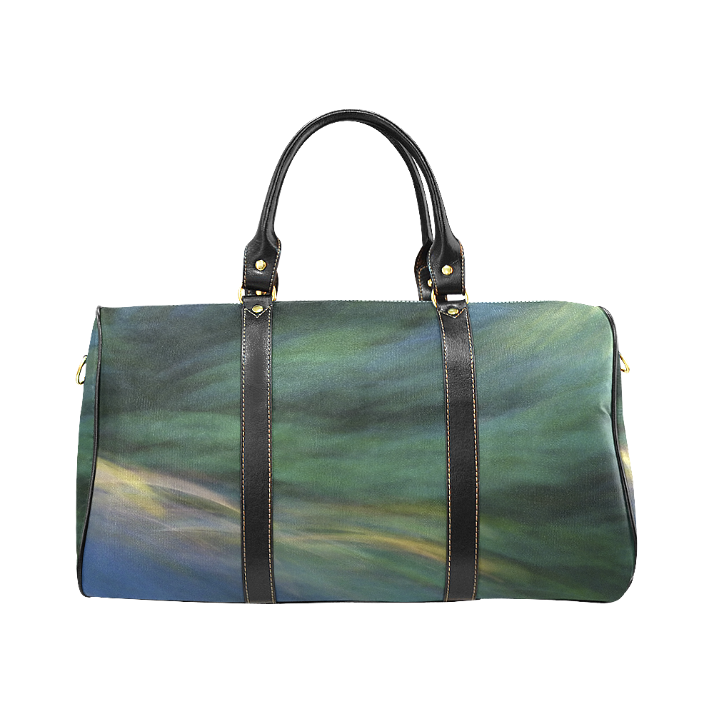 Abstract Trees large travel bag New Waterproof Travel Bag/Large (Model 1639)