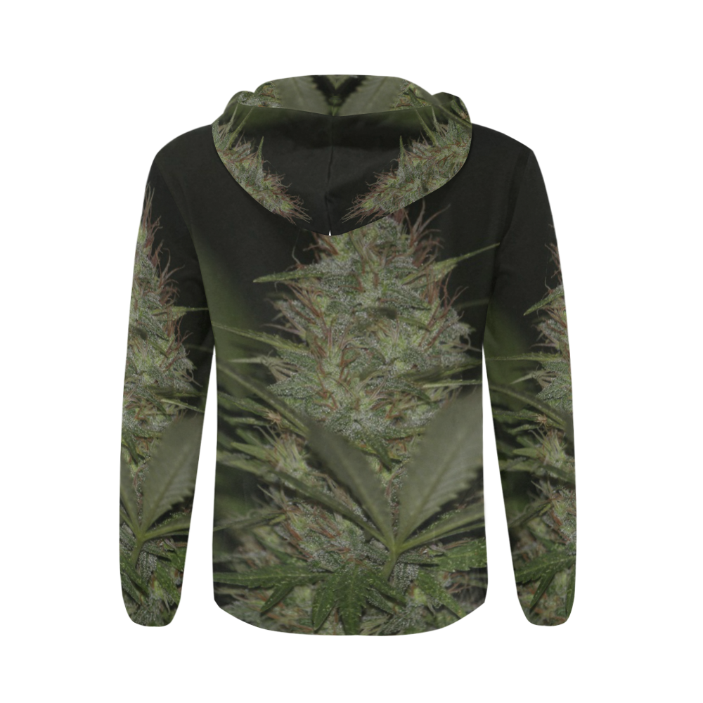 Sour Diesel All Over Print Full Zip Hoodie for Men (Model H14)