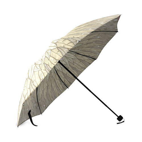 Angel Wing Brown Foldable Umbrella (Model U01)