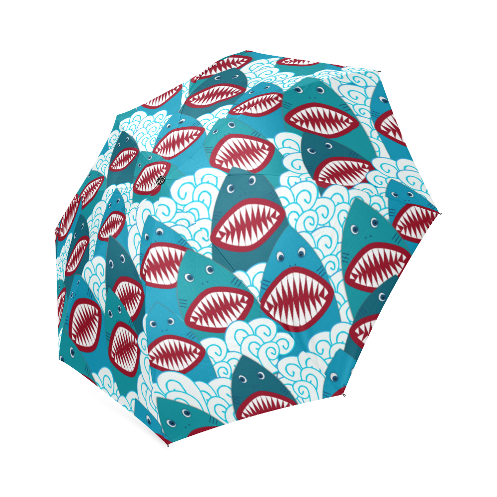 Angry Sharks Foldable Umbrella (Model U01)