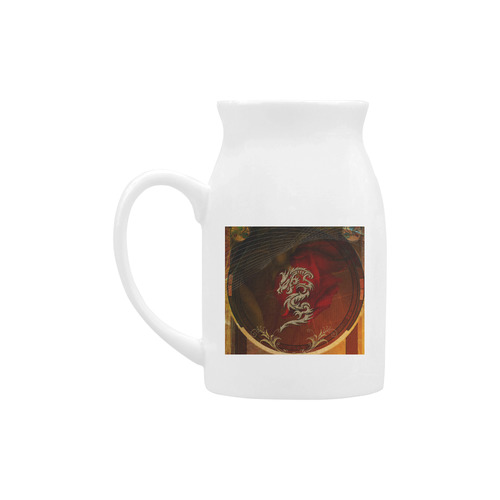Dragon, tribal design Milk Cup (Large) 450ml