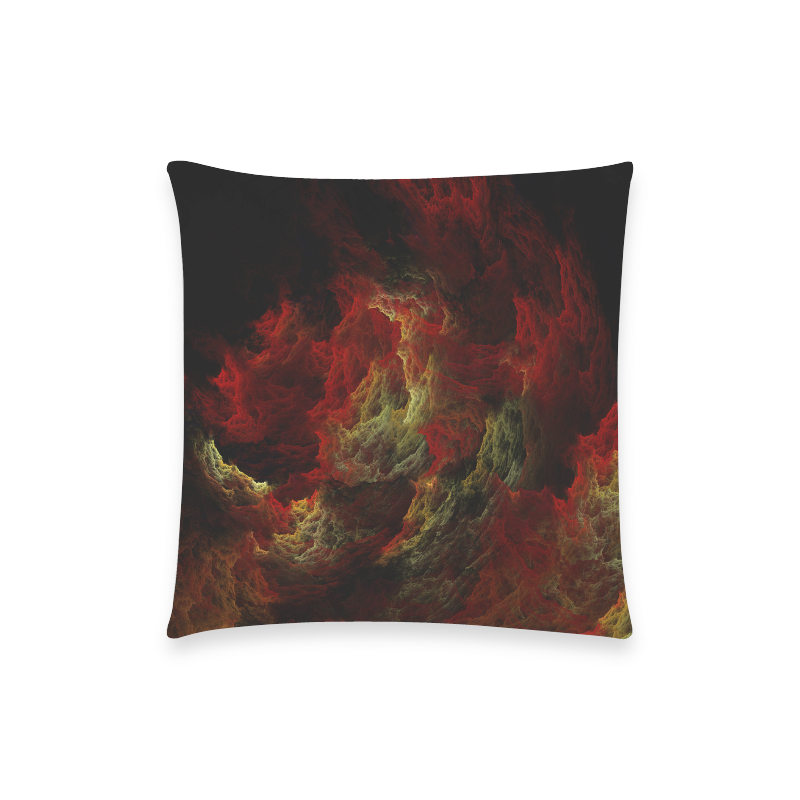 Burning in Hell Custom  Pillow Case 18"x18" (one side) No Zipper