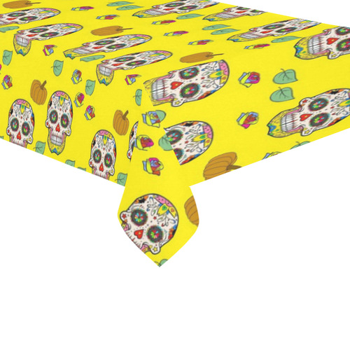 Muertos by Nico Bielow Cotton Linen Tablecloth 60"x 104"