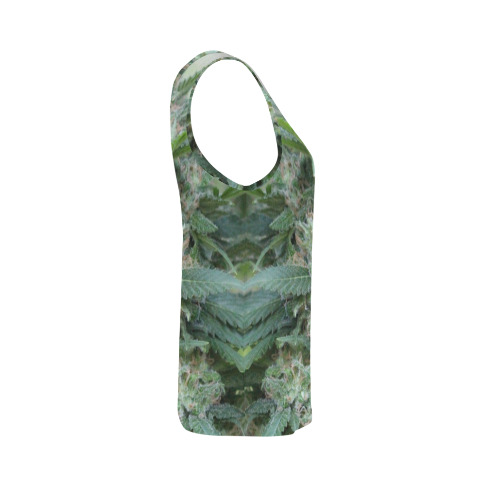 Jolly Green All Over Print Tank Top for Women (Model T43)