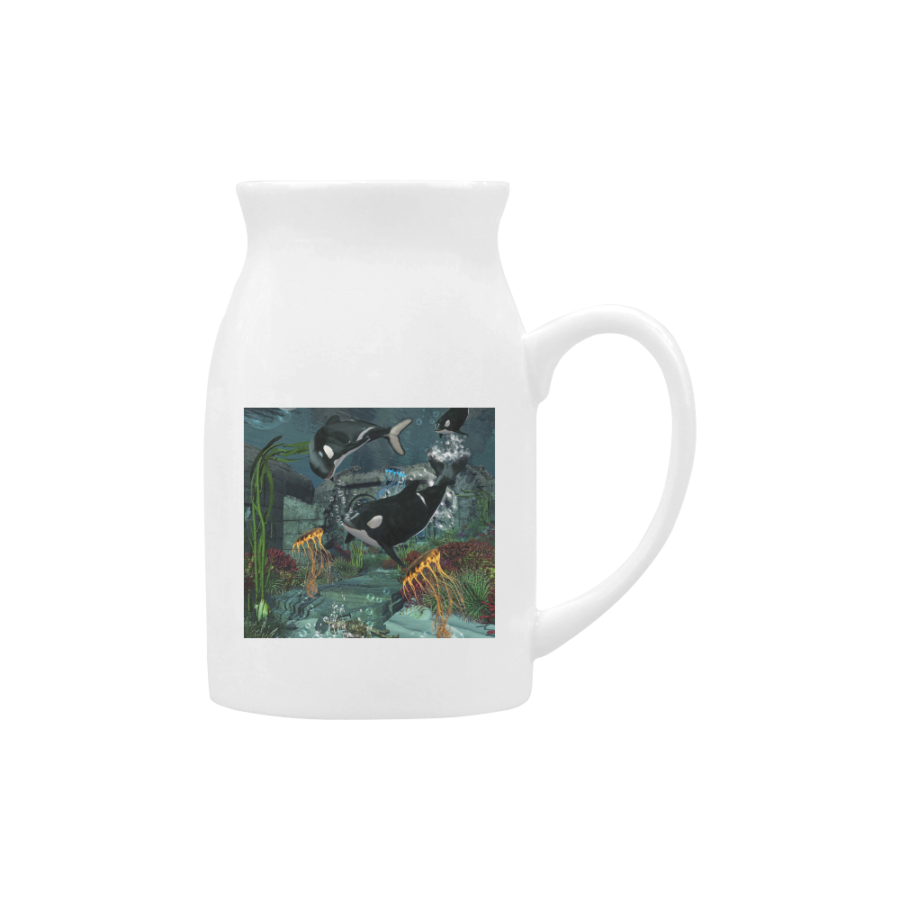 Amazing orcas Milk Cup (Large) 450ml