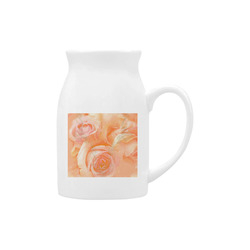 Beautiful roses, Milk Cup (Large) 450ml