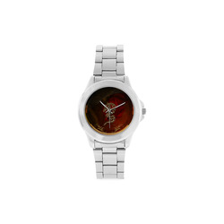 Dragon, tribal design Unisex Stainless Steel Watch(Model 103)