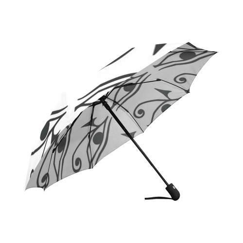 Black/White Eye of Ra Auto-Foldable Umbrella (Model U04)
