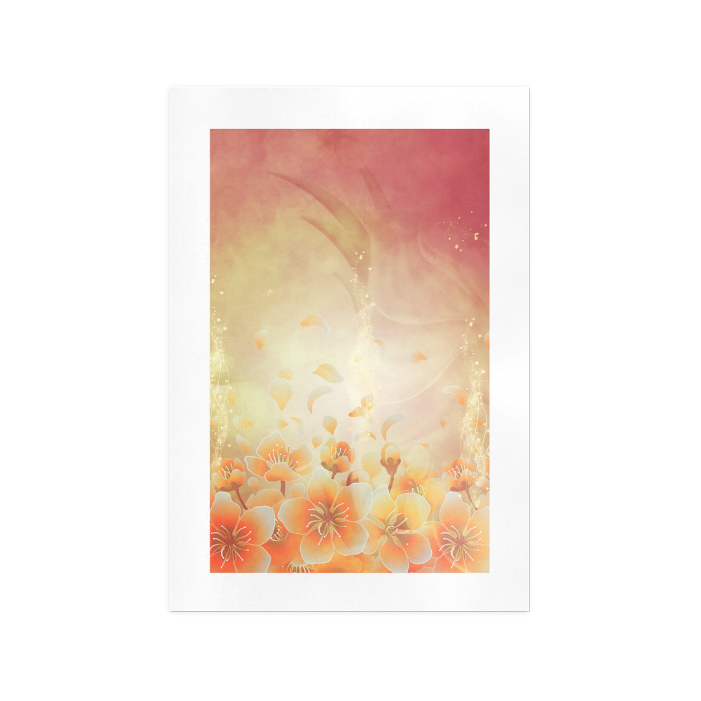 Flower power, soft colors Art Print 13‘’x19‘’
