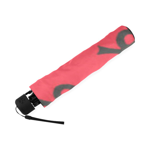 Red/Black Ankh Foldable Umbrella (Model U01)