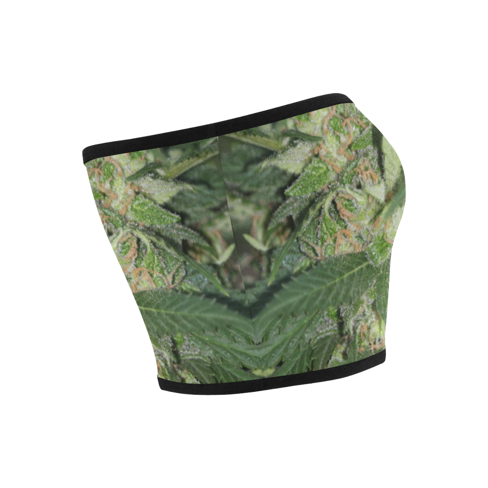 Green Crack Bandeau Top