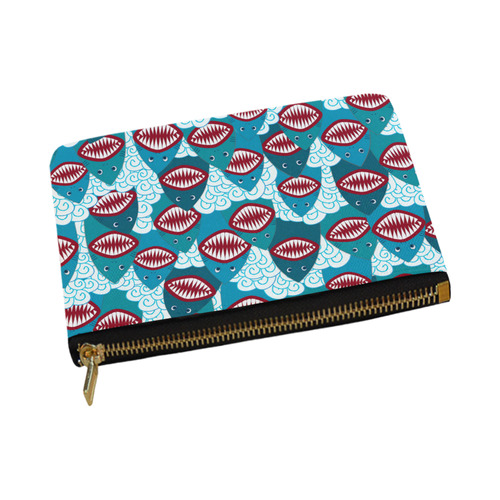 Angry Sharks Carry-All Pouch 12.5''x8.5''