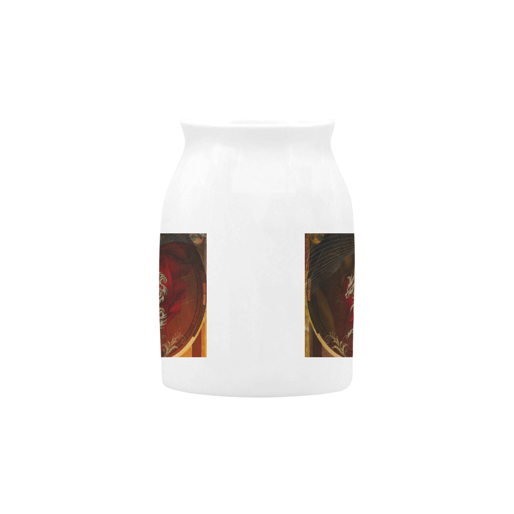 Dragon, tribal design Milk Cup (Small) 300ml