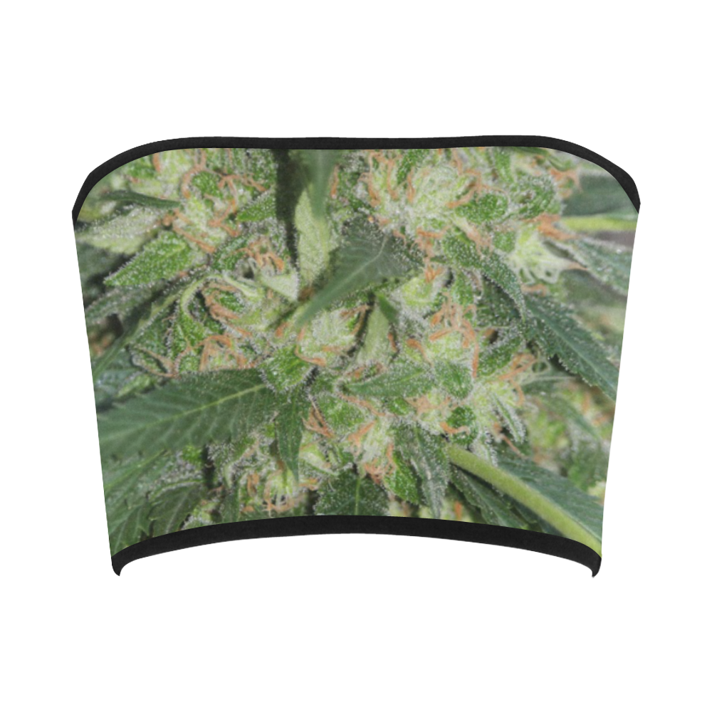 Green Crack Bandeau Top