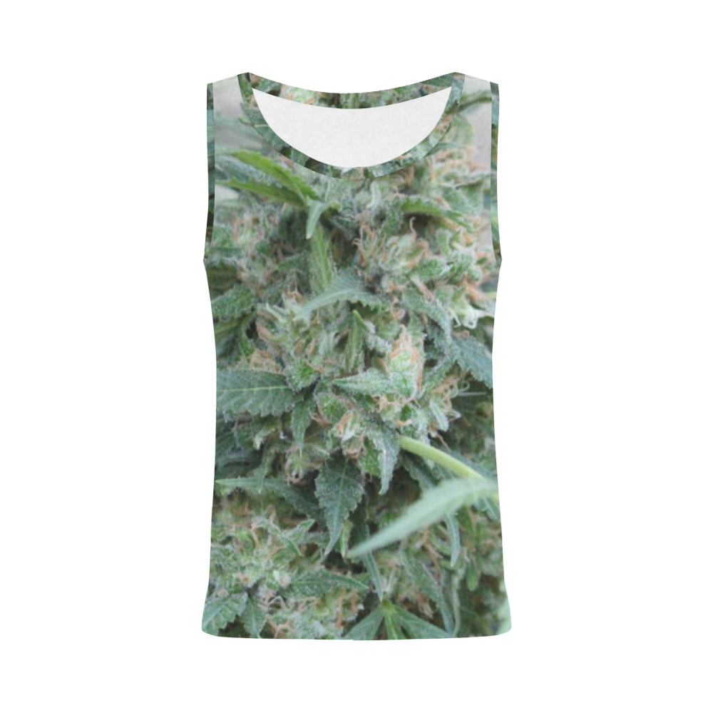 Jolly Green All Over Print Tank Top for Women (Model T43)