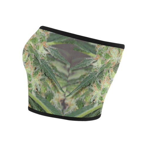 Green Crack Bandeau Top