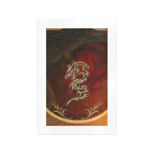 Dragon, tribal design Art Print 13‘’x19‘’