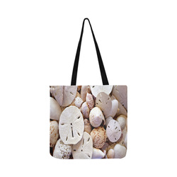 Seashells And Sand Dollars Reusable Shopping Bag Model 1660 (Two sides)