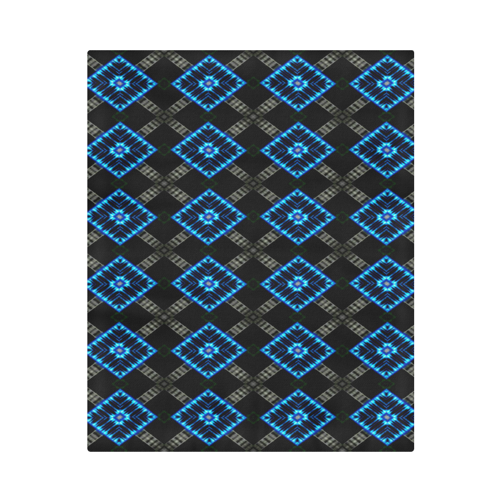 the blue diamond Duvet Cover 86"x70" ( All-over-print)