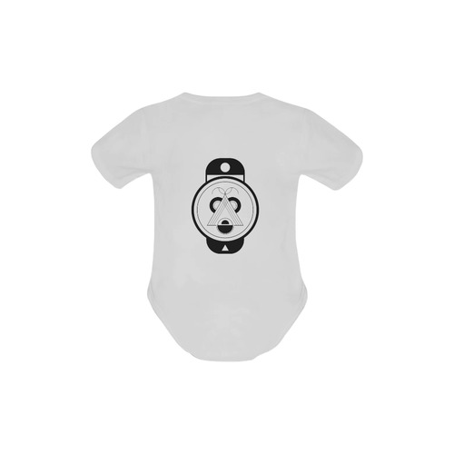 Raccoon Baby Powder Organic Short Sleeve One Piece (Model T28)