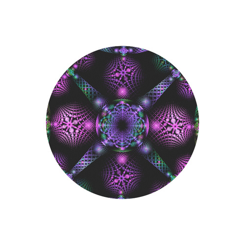 purpleChristmas Round Mousepad