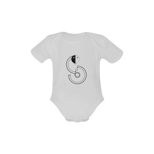 Snake Baby Powder Organic Short Sleeve One Piece (Model T28)