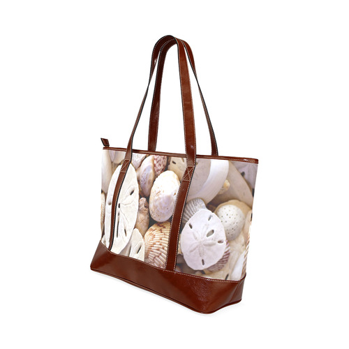 Seashells And Sand Dollars Tote Handbag (Model 1642)