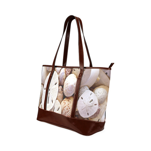 Seashells And Sand Dollars Tote Handbag (Model 1642)