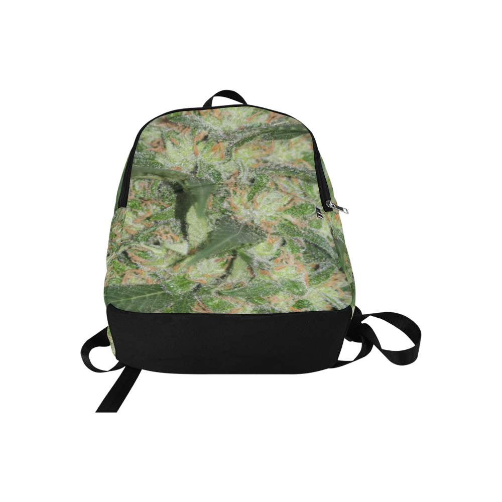 Green Crack Fabric Backpack for Adult (Model 1659)