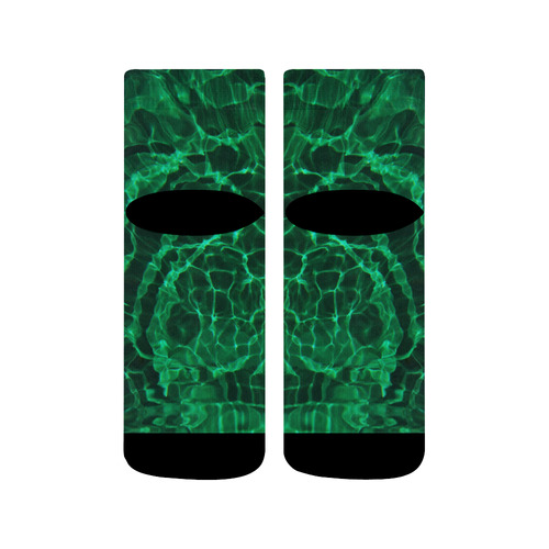 the green dive Quarter Socks