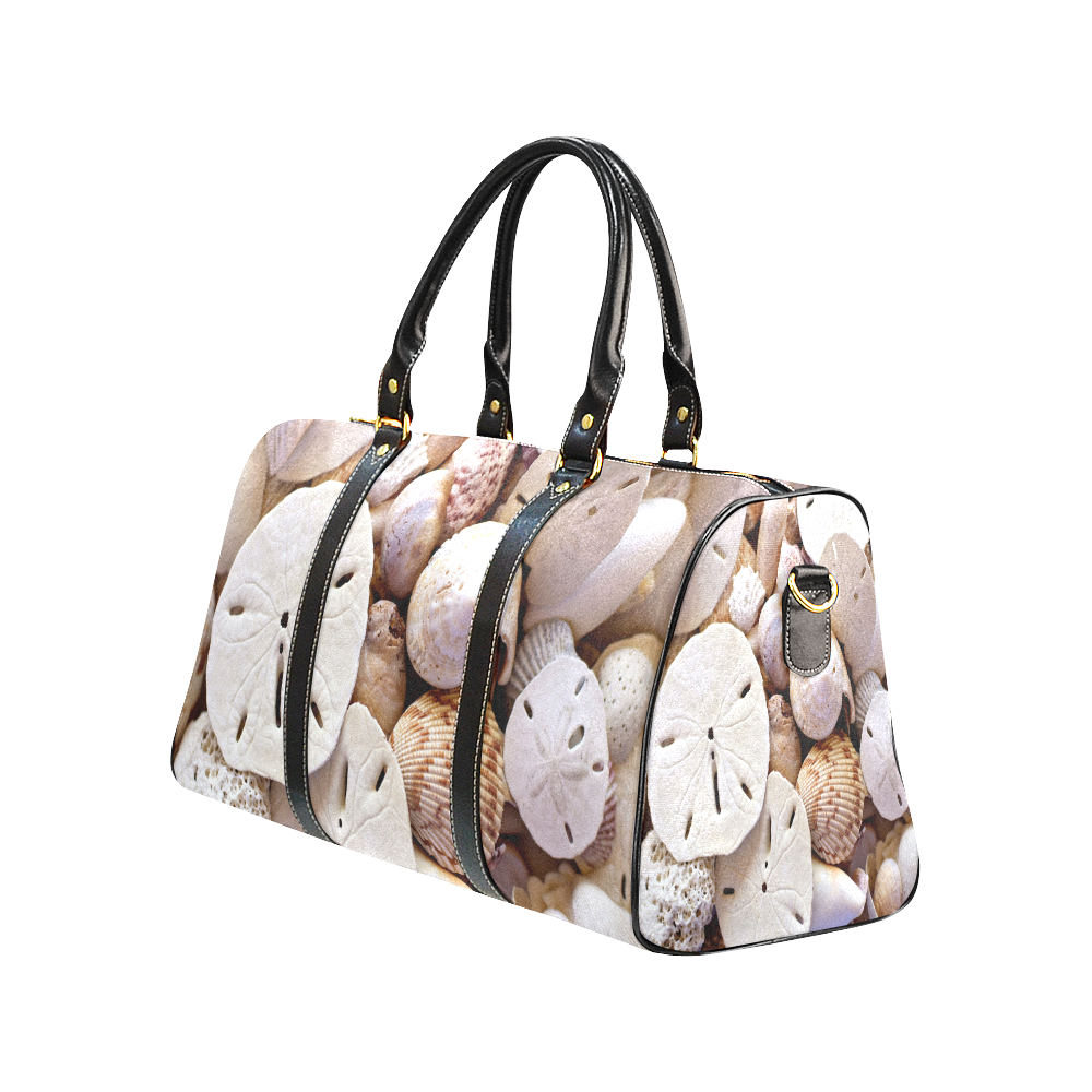 Seashells And Sand Dollars New Waterproof Travel Bag/Large (Model 1639)