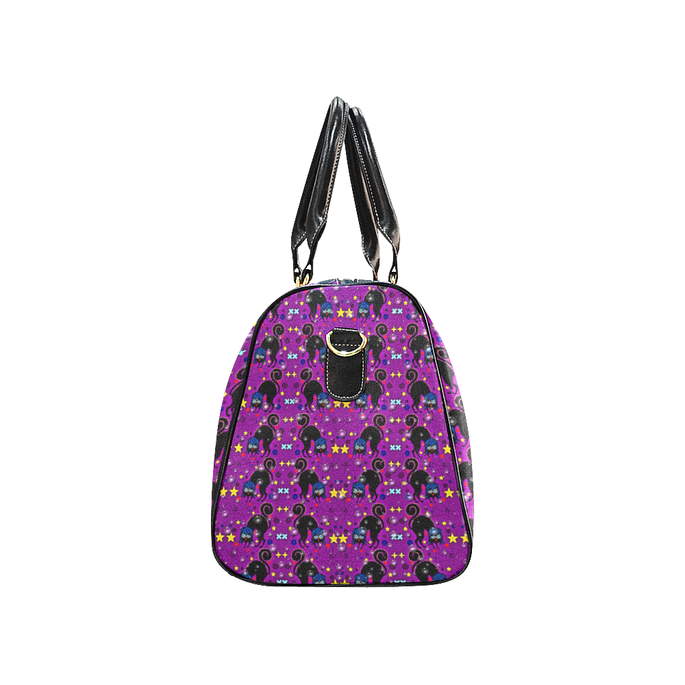 Wigged out Kitty New Waterproof Travel Bag/Large (Model 1639)