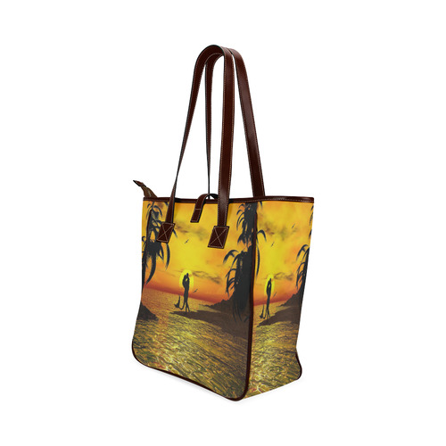 Sunset Kissed Mermaid Classic Tote Bag (Model 1644)