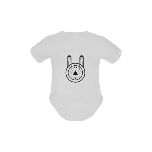 Gray Wolf Baby Powder Organic Short Sleeve One Piece (Model T28)