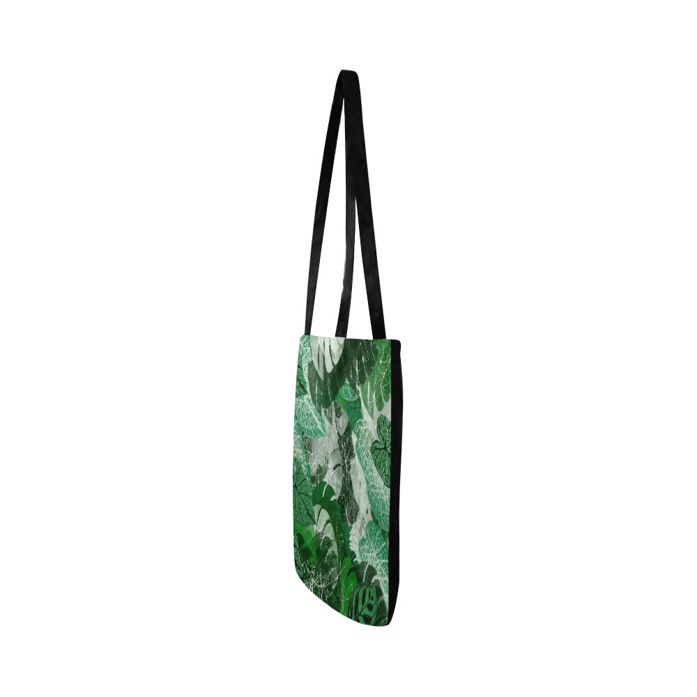 Tropical leaves Reusable Shopping Bag Model 1660 (Two sides)
