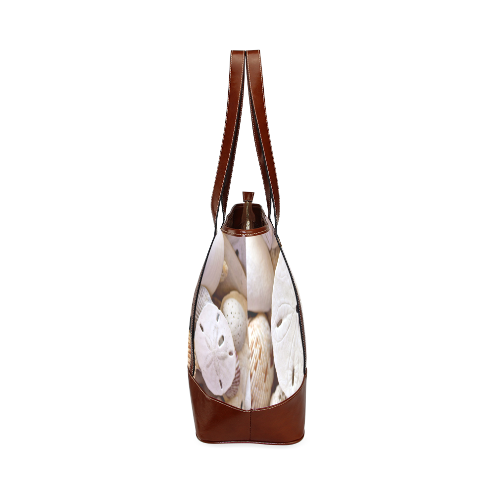 Seashells And Sand Dollars Tote Handbag (Model 1642)