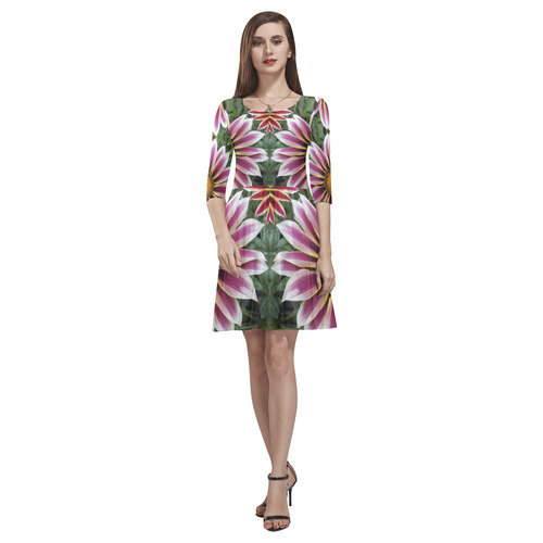 Hereford Tethys Half-Sleeve Skater Dress(Model D20)