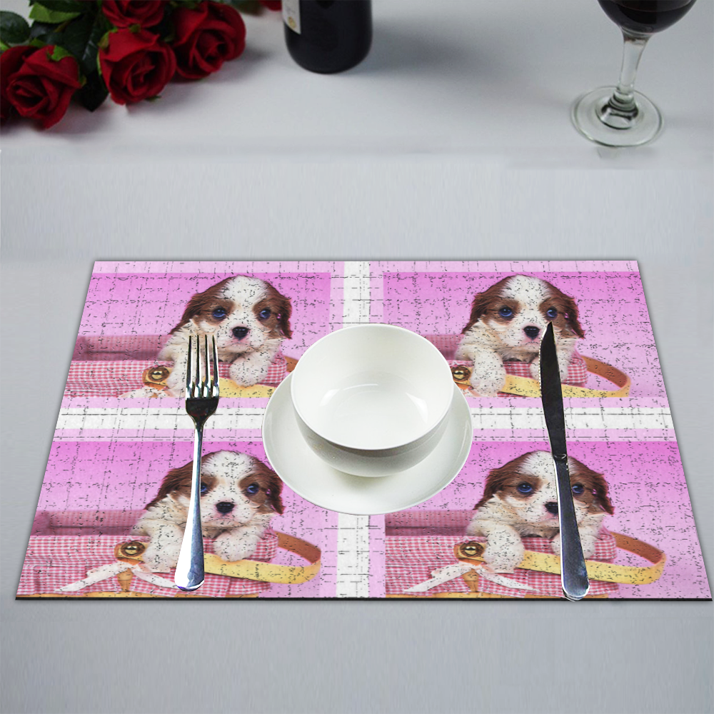 King Charles Cavalier Spaniel Placemat 14’’ x 19’’ (Set of 6)