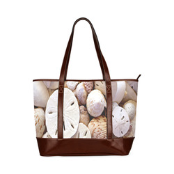 Seashells And Sand Dollars Tote Handbag (Model 1642)