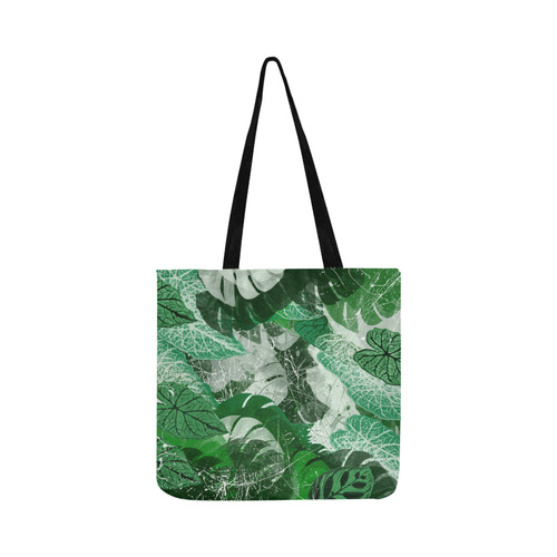 Tropical leaves Reusable Shopping Bag Model 1660 (Two sides)