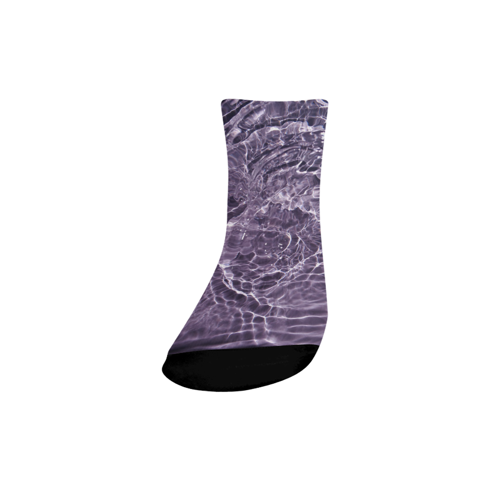Lilac Bubbles Quarter Socks